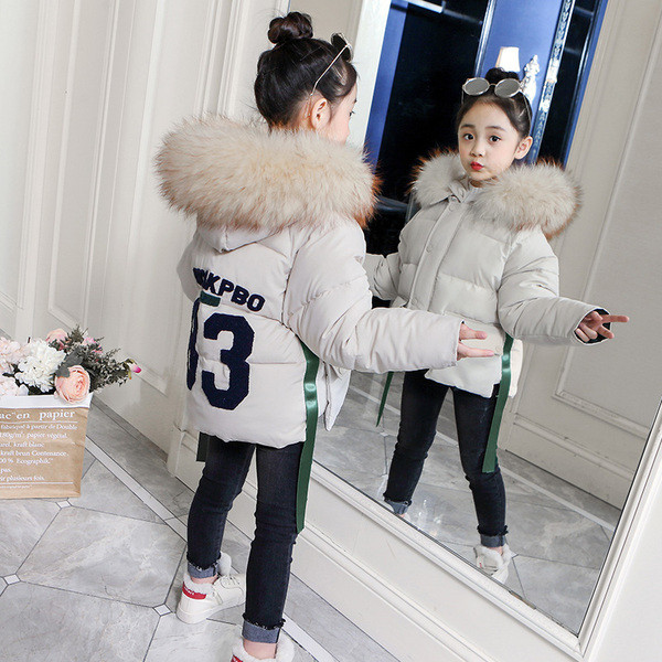 Gyerekkabát lányoknak pehelyes három színben