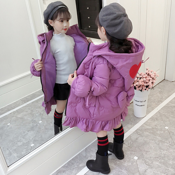 Παιδικό μπουφάν μόδας για κορίτσια σε διάφορα χρώματα