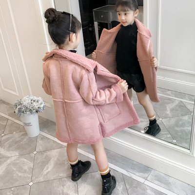 Stílusos gyerekkabát lányoknak két színben