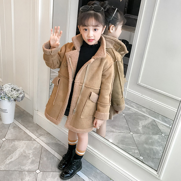 Stílusos gyerekkabát lányoknak két színben