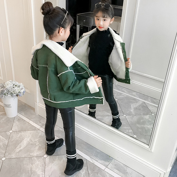 Gyerek modern rövidkabát lányoknak többféle színben