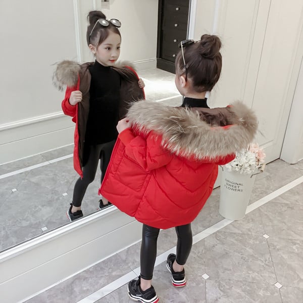 Modern, pehelykabát lányoknak