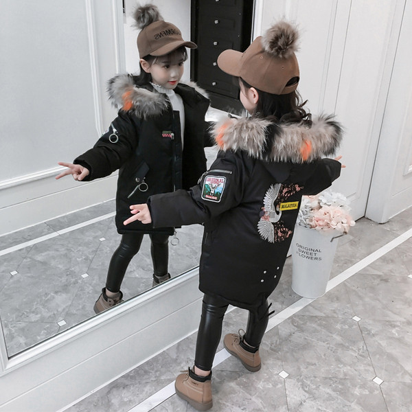 Gyerekkabát lányoknak több színben rátéttel