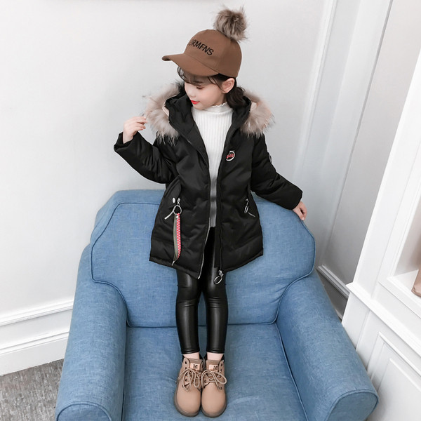 Gyerekkabát lányoknak több színben rátéttel