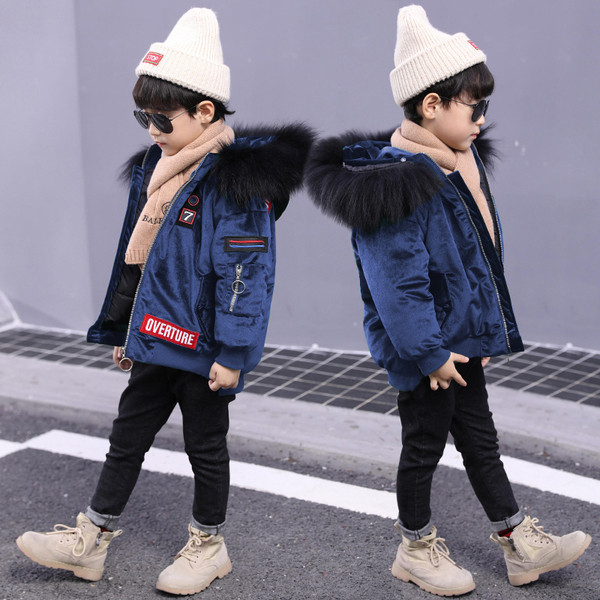 Модерно детско яке за момчета в три цвята