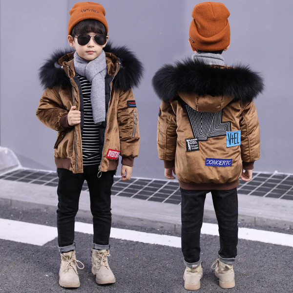 Модерно детско яке за момчета в три цвята