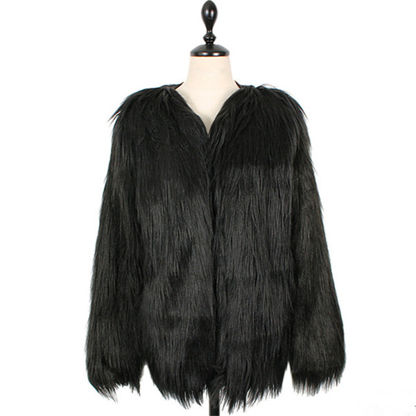 Stílusos női tollkabát két színben