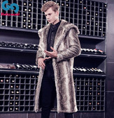 Palton lung de iarnă pentru bărbați