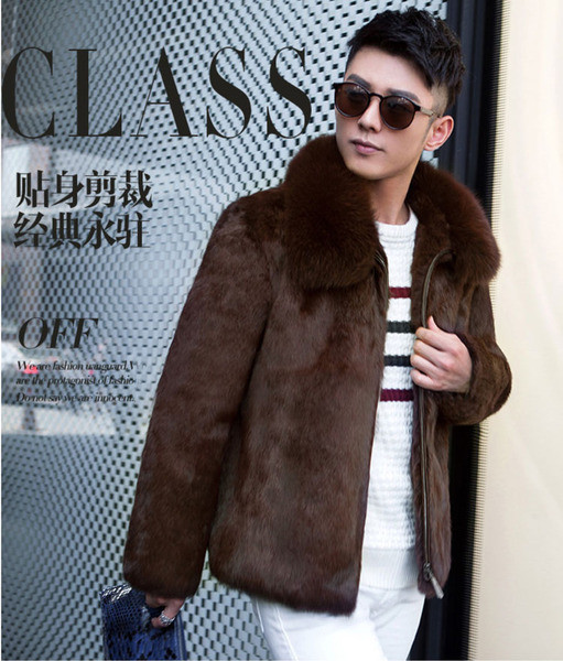 Jelenlegi férfi kabát rövid modell fekete és barna színben