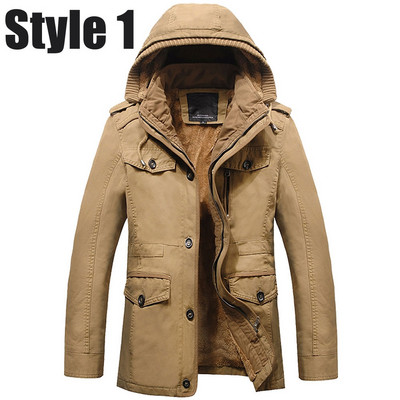 Χειμερινό μπουφάν με μαλακή επένδυση σε τρία χρώματα - δύο μοντέλα