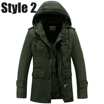 Χειμερινό μπουφάν με μαλακή επένδυση σε τρία χρώματα - δύο μοντέλα