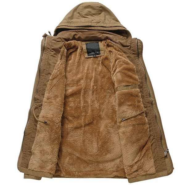 Χειμερινό μπουφάν με μαλακή επένδυση σε τρία χρώματα - δύο μοντέλα