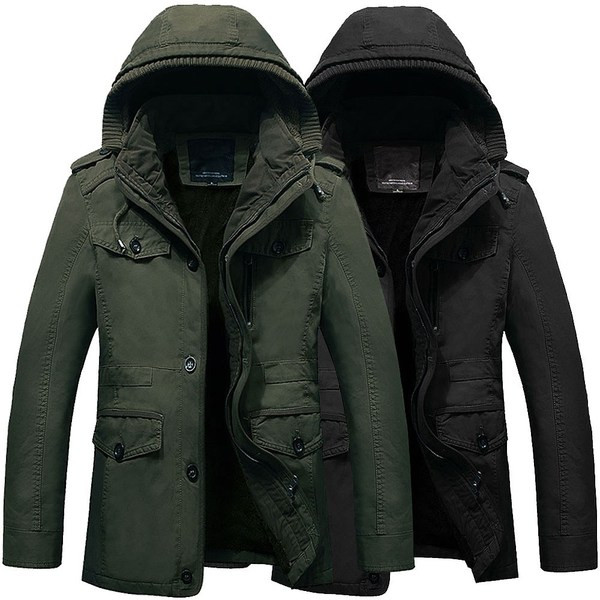 Χειμερινό μπουφάν με μαλακή επένδυση σε τρία χρώματα - δύο μοντέλα