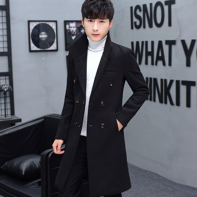 Elegáns férfi hosszú kabát zsebekkel több színben