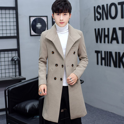 Elegáns férfi hosszú kabát zsebekkel több színben