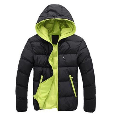 Зимно мъжко яке с качулка в пет цвята