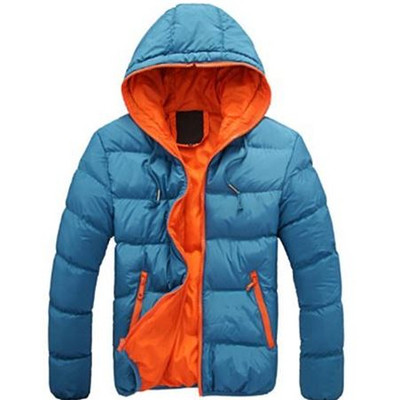 Зимно мъжко яке с качулка в пет цвята