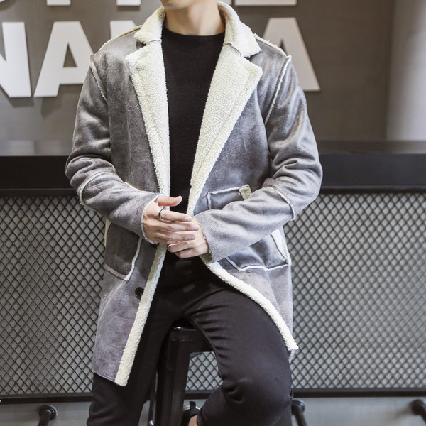 Férfi kabát puha béléssel, három színben