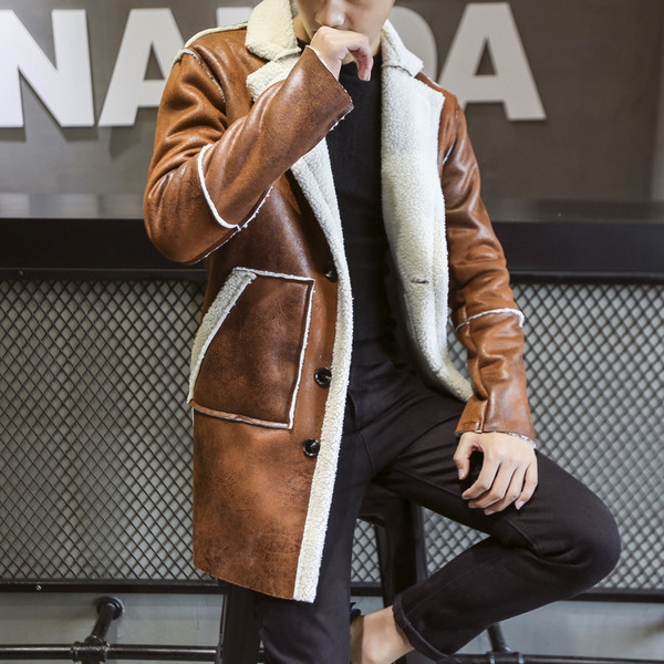 Férfi kabát puha béléssel, három színben