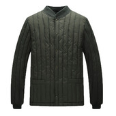 Férfi dzseki zsebekkel és O-alakú gallérral, két színben