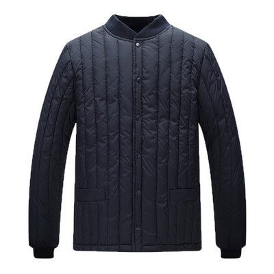 Férfi dzseki zsebekkel és O-alakú gallérral, két színben