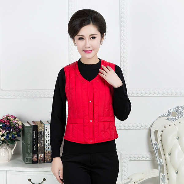 Női alkalmi mellény több színben hímzéssel és zsebekkel