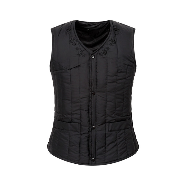 Női alkalmi mellény több színben hímzéssel és zsebekkel