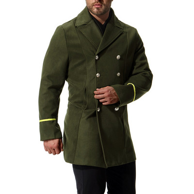 Мъжко стилно палто с копчета в няколко цвята