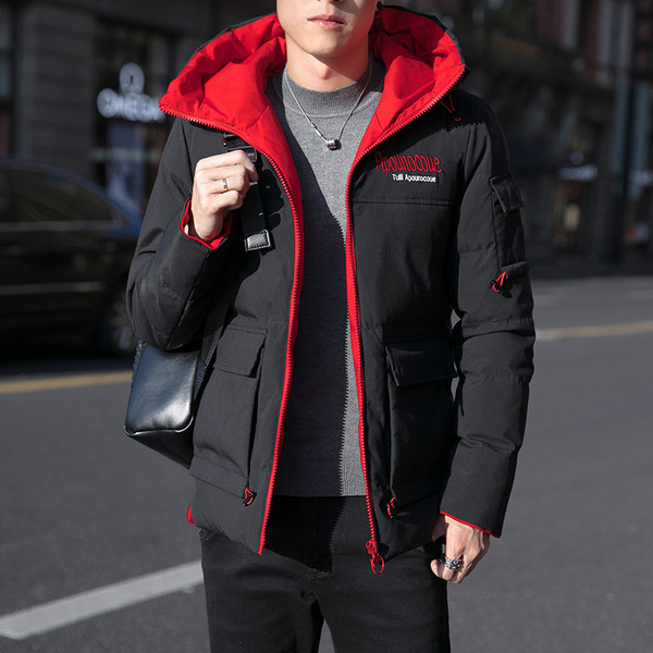 Férfi sportdzseki kapucnis három színben