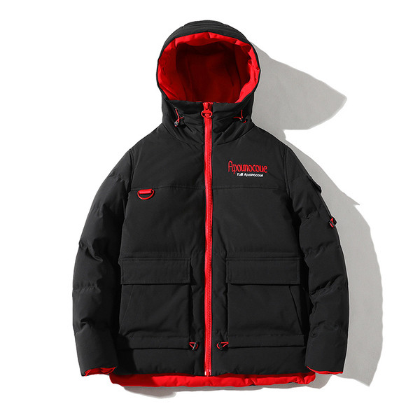 Férfi sportdzseki kapucnis három színben