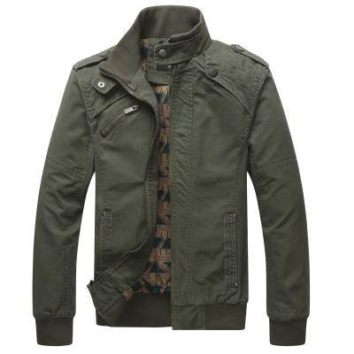 Jachetă casual pentru bărbați cu căptușeală groasă în patru culori