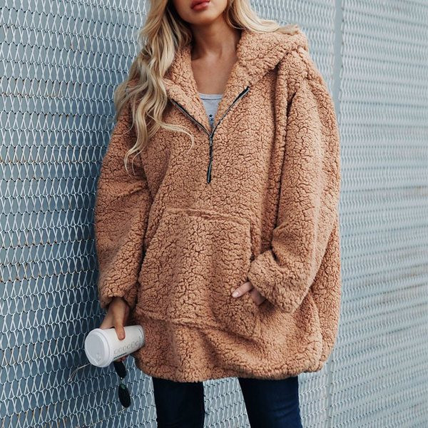 Női pehely pulóver kapucnival, két színben