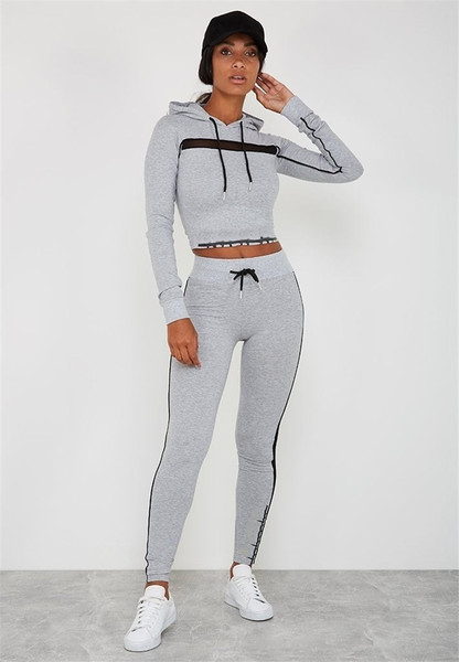 Női sport szett pulóverrel és leggingssel, három színben