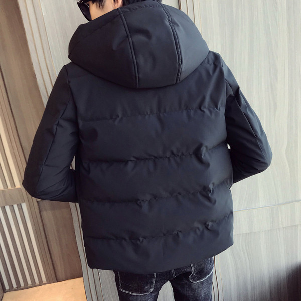 Vastag férfi kabát kapucnis három színben