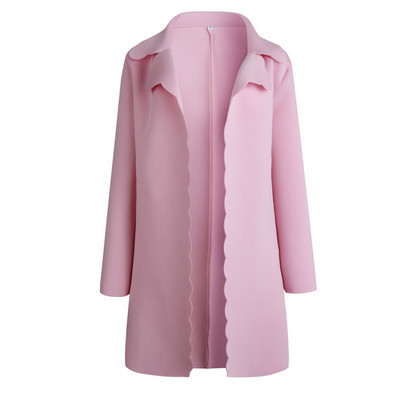 Stílusos női mellény, rózsaszín V-nyakkal