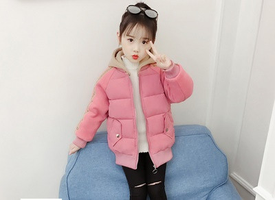 Modern gyerekkabát lányoknak három színben