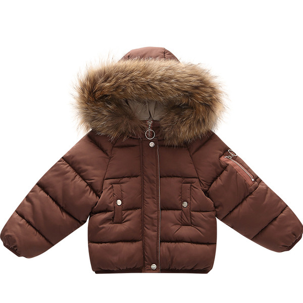 Modern gyerekkabát lányoknak több színben, rátéttel