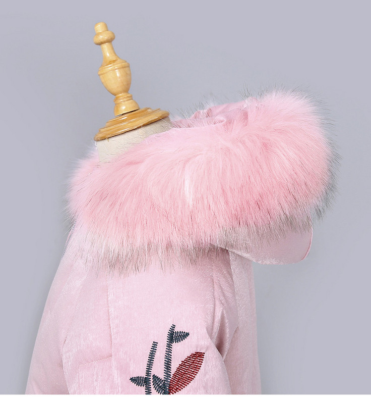 Modern gyermek hosszú kabát rátéttel, két színben