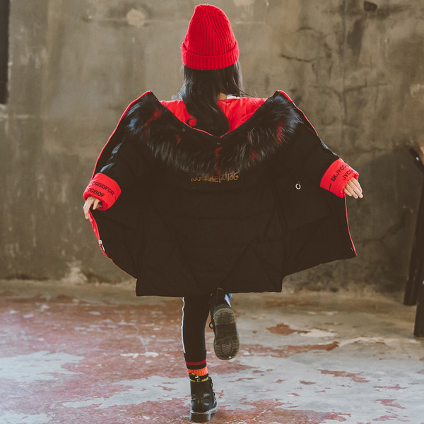 Geaca actuala pentru copii pentru fete - model lat