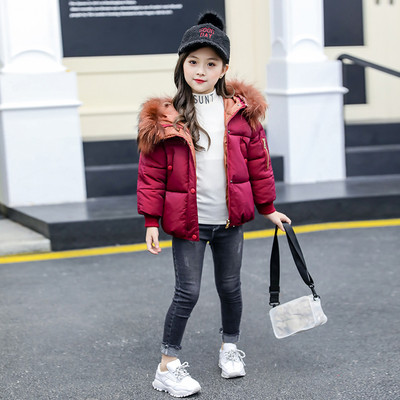 Stílusos gyerek kabát lányoknak több színben pehelyes