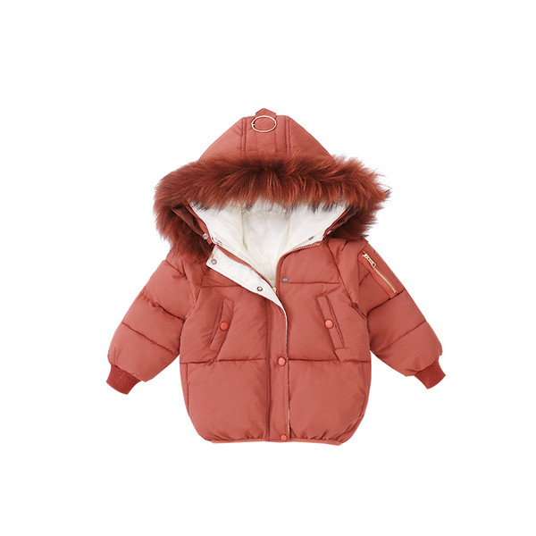 Stílusos gyerek kabát lányoknak több színben pehelyes