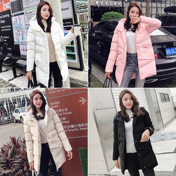 Дамско модерно  яке с качулка в четири цвята