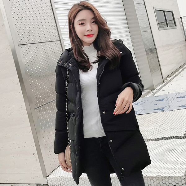 Дамско модерно  яке с качулка в четири цвята