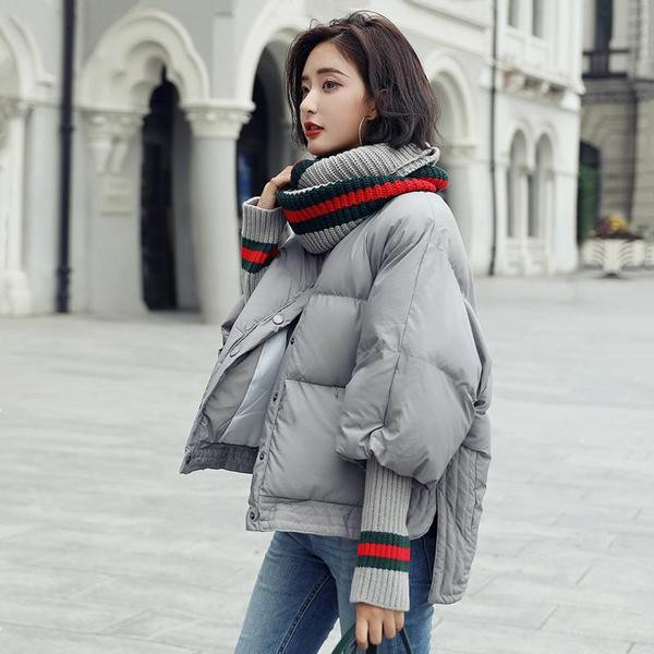 Спортно-ежедневно дамско яке асиметричен модел в няколко цвята 