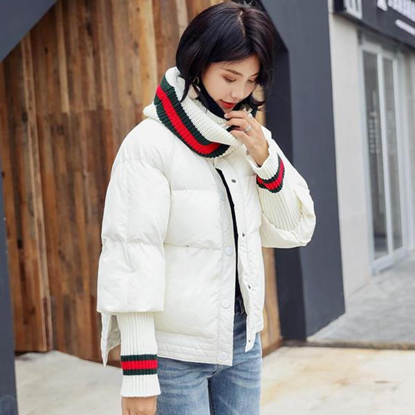 Спортно-ежедневно дамско яке асиметричен модел в няколко цвята 