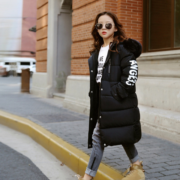 Geaca lunga moderna pentru fete pentru copii in doua culori