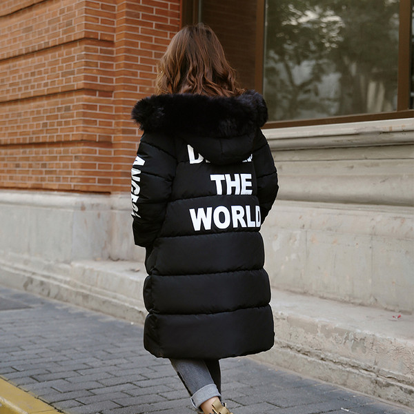 Geaca lunga moderna pentru fete pentru copii in doua culori