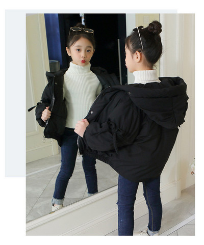 Geaca scurta moderna pentru fete pentru copii in mai multe culori