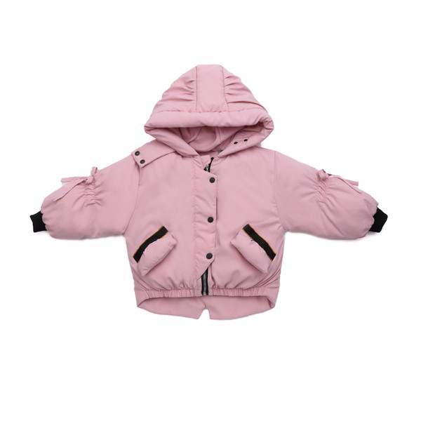 Geaca scurta moderna pentru fete pentru copii in mai multe culori