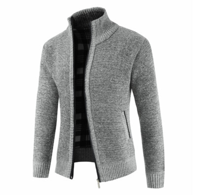 Удобна мъжка жилетка с цип в няколко цвята